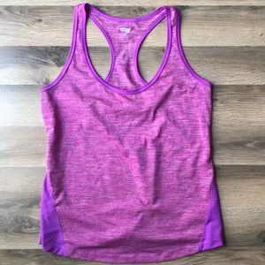 Old Navy purple racer back workout tank